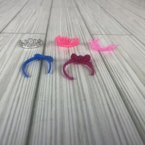 Barbie Doll Crown Lot of 5
